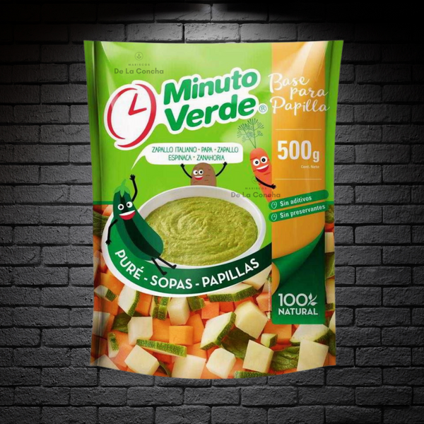 Bolsa de verduras base para papillas de 500g