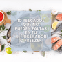 10 pescados que no pueden faltar en tu refrigerador o freezer, con salmón, atún y pescados frescos sobre una mesa con ingredientes