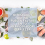 10 pescados que no pueden faltar en tu refrigerador o freezer, con salmón, atún y pescados frescos sobre una mesa con ingredientes