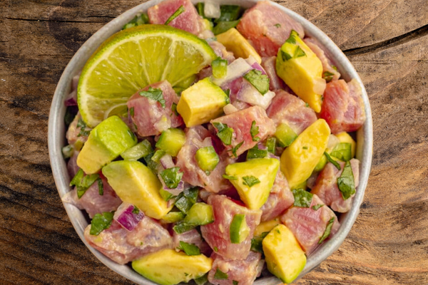Receta: Ceviche de Atún Rojo con Palta, Toques Cítricos y Asiáticos