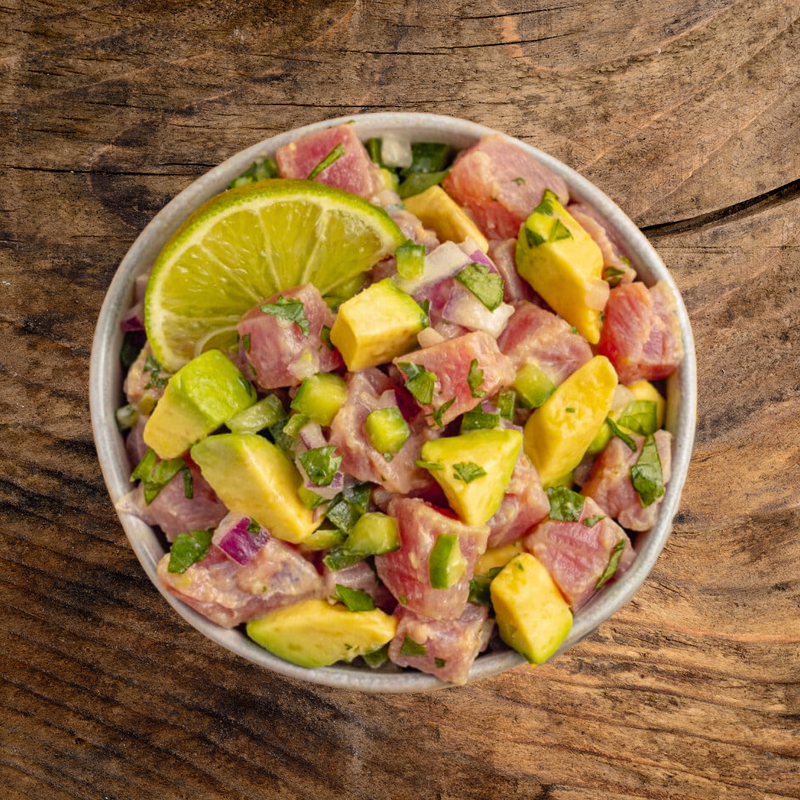 Receta: Ceviche de Atún Rojo con Palta, Toques Cítricos y Asiáticos