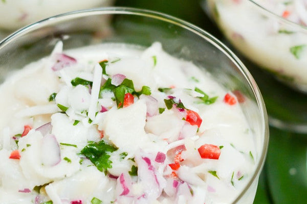 Receta: Ceviche de reineta chileno con camarones