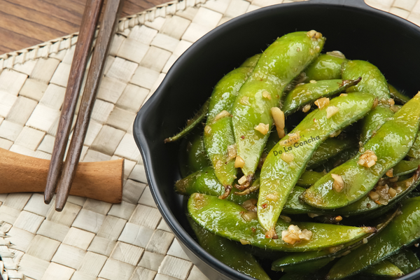 Receta: Edamame con Salsa de Soya, Sésamo y Ajo
