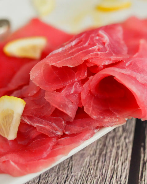 Carpaccio de atun rojo