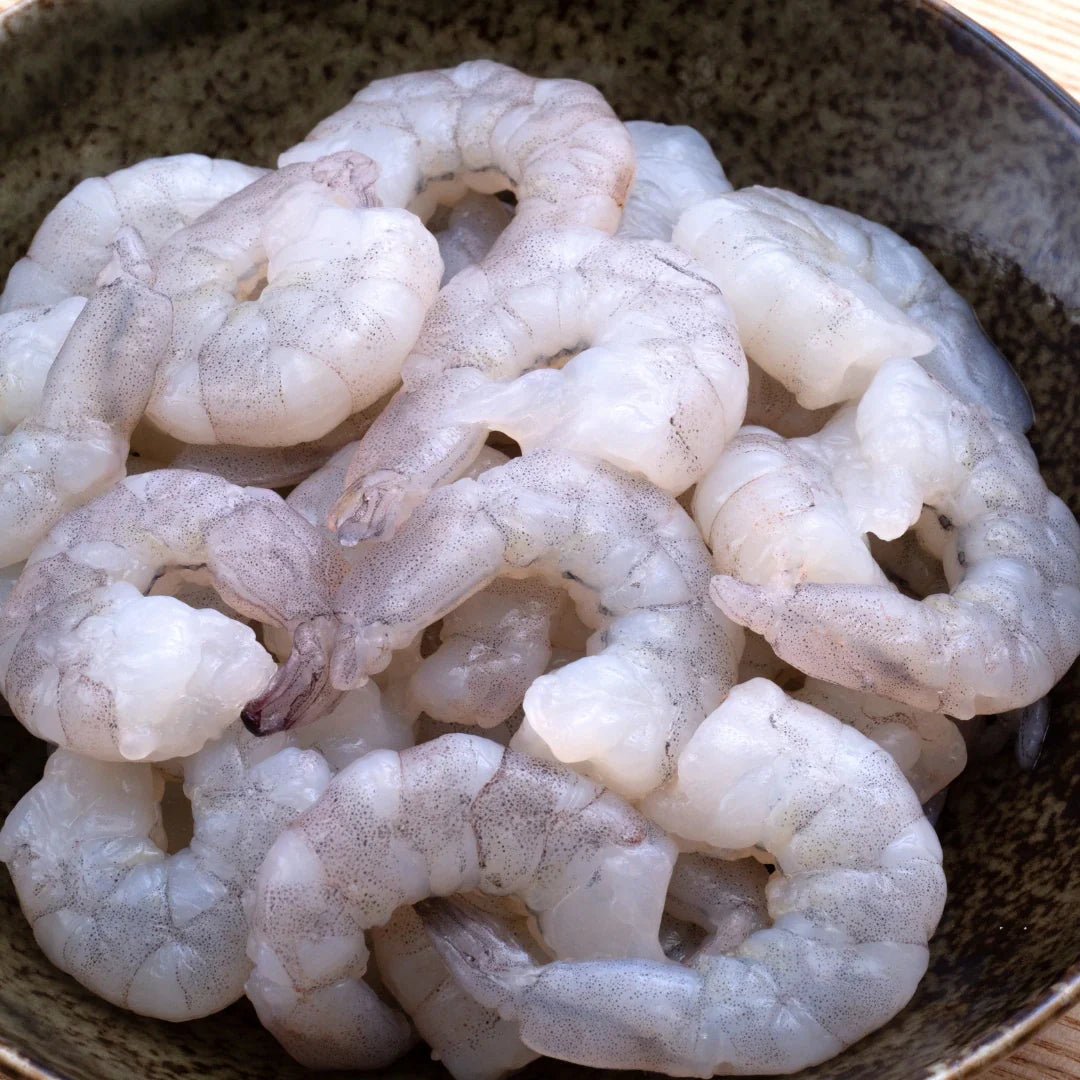 Camarones grandes pelados crudos