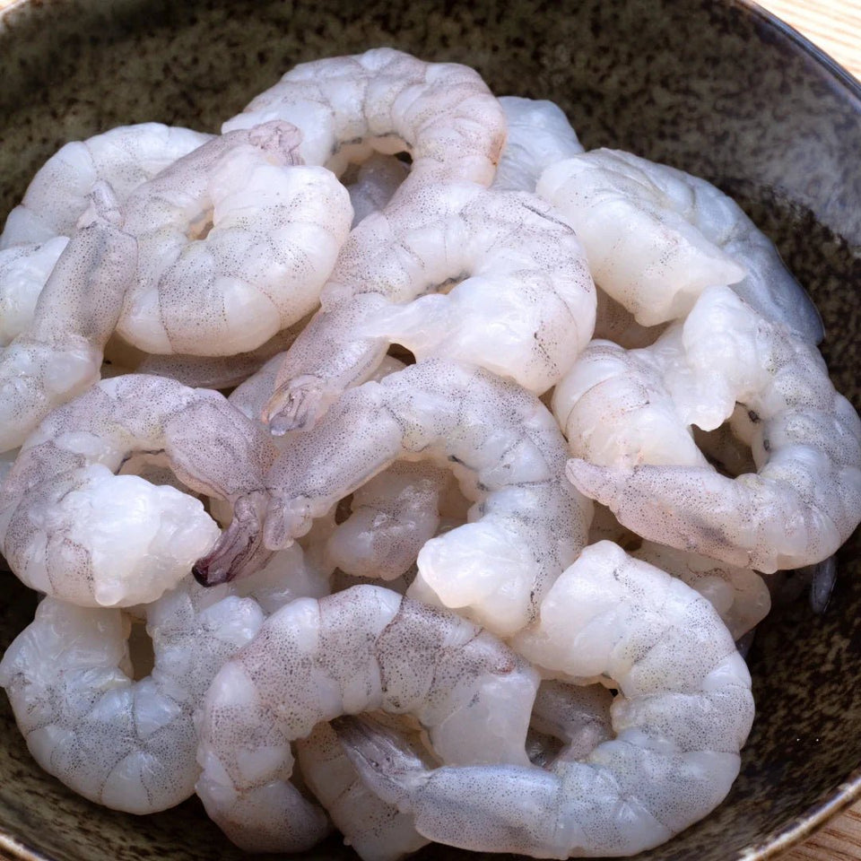 Camarones grandes pelados crudos