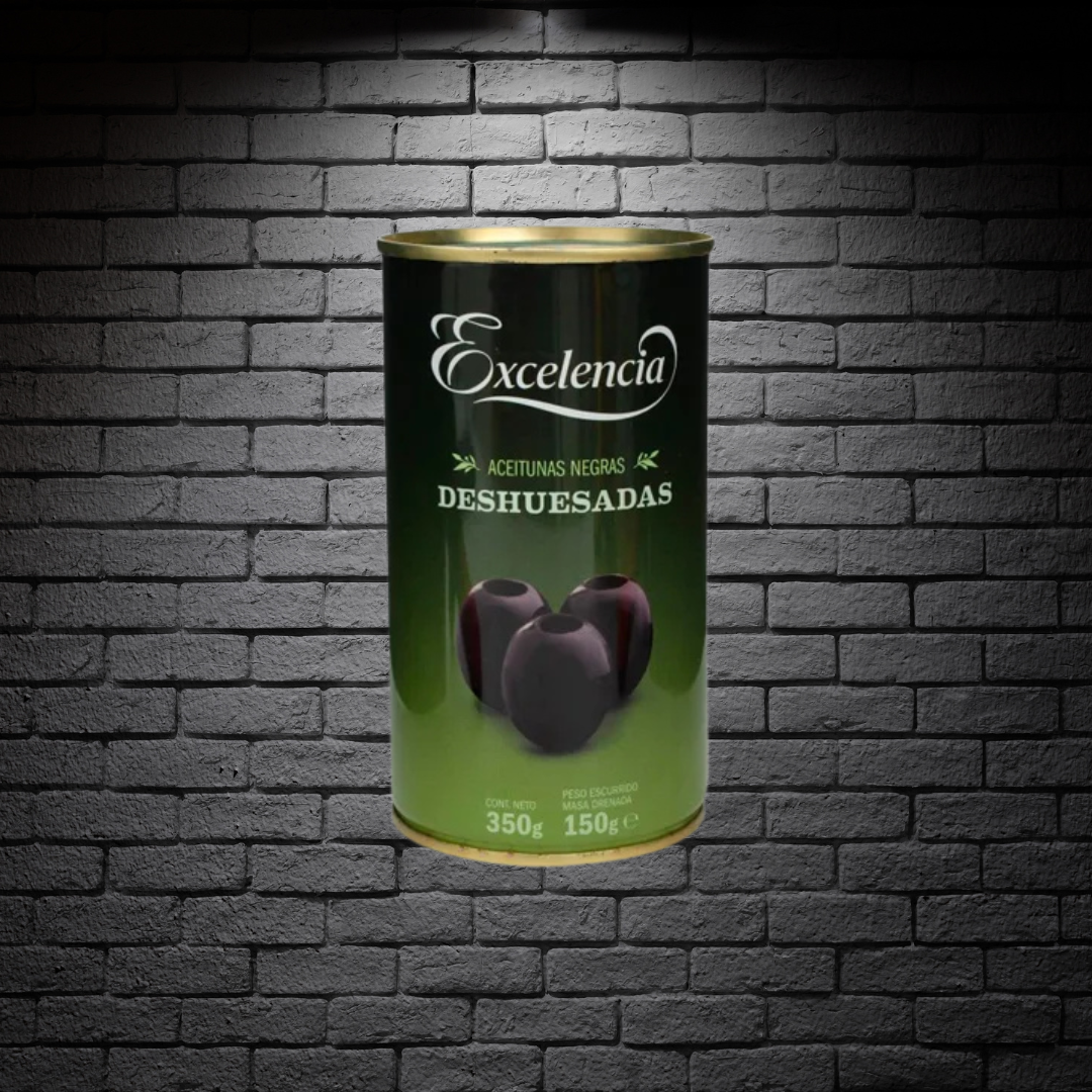 Aceitunas negras deshuesadas 350g