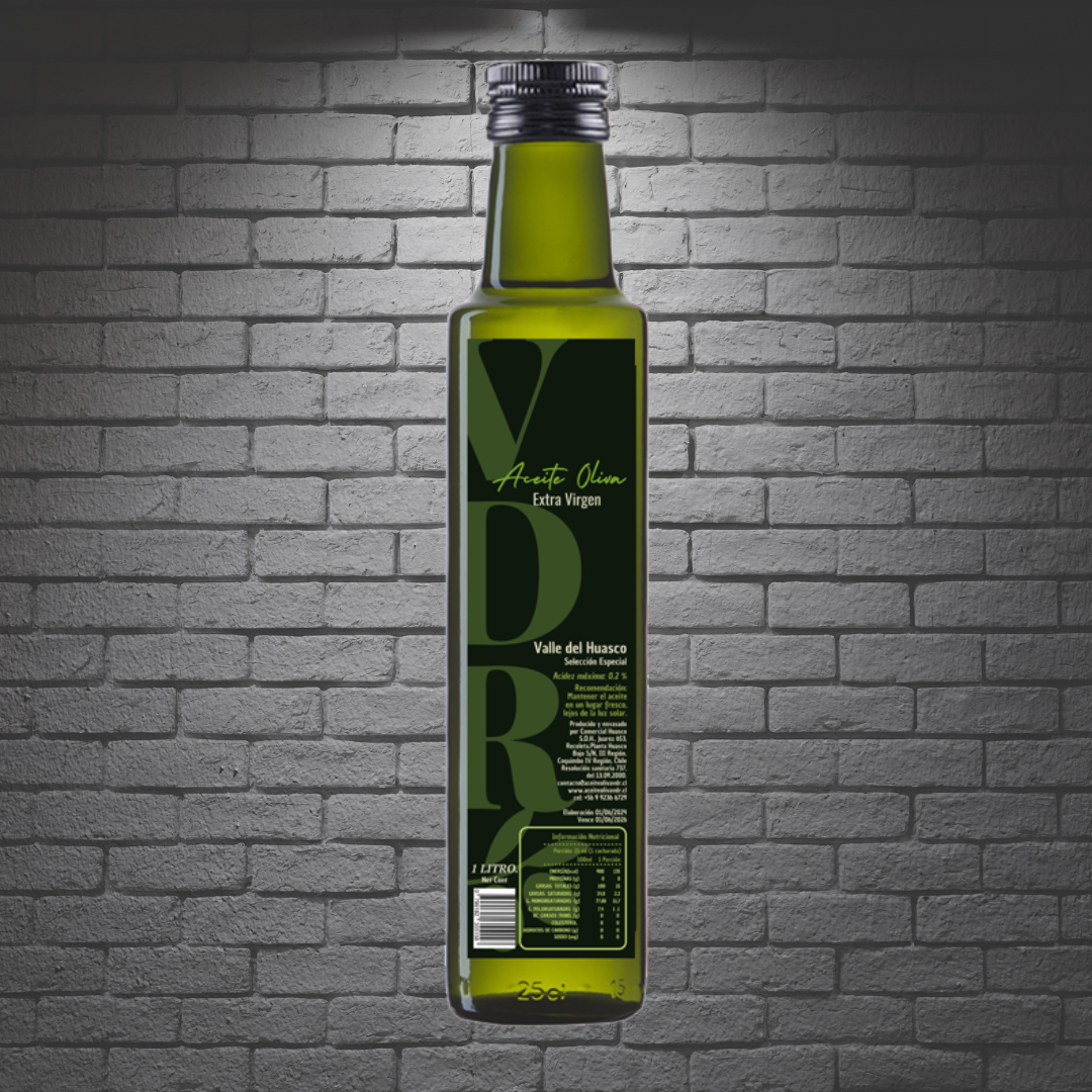 botella de aceite de oliva extra virgen de 1000cc