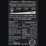 Aceto balsamico antichi colli informacion nutricional