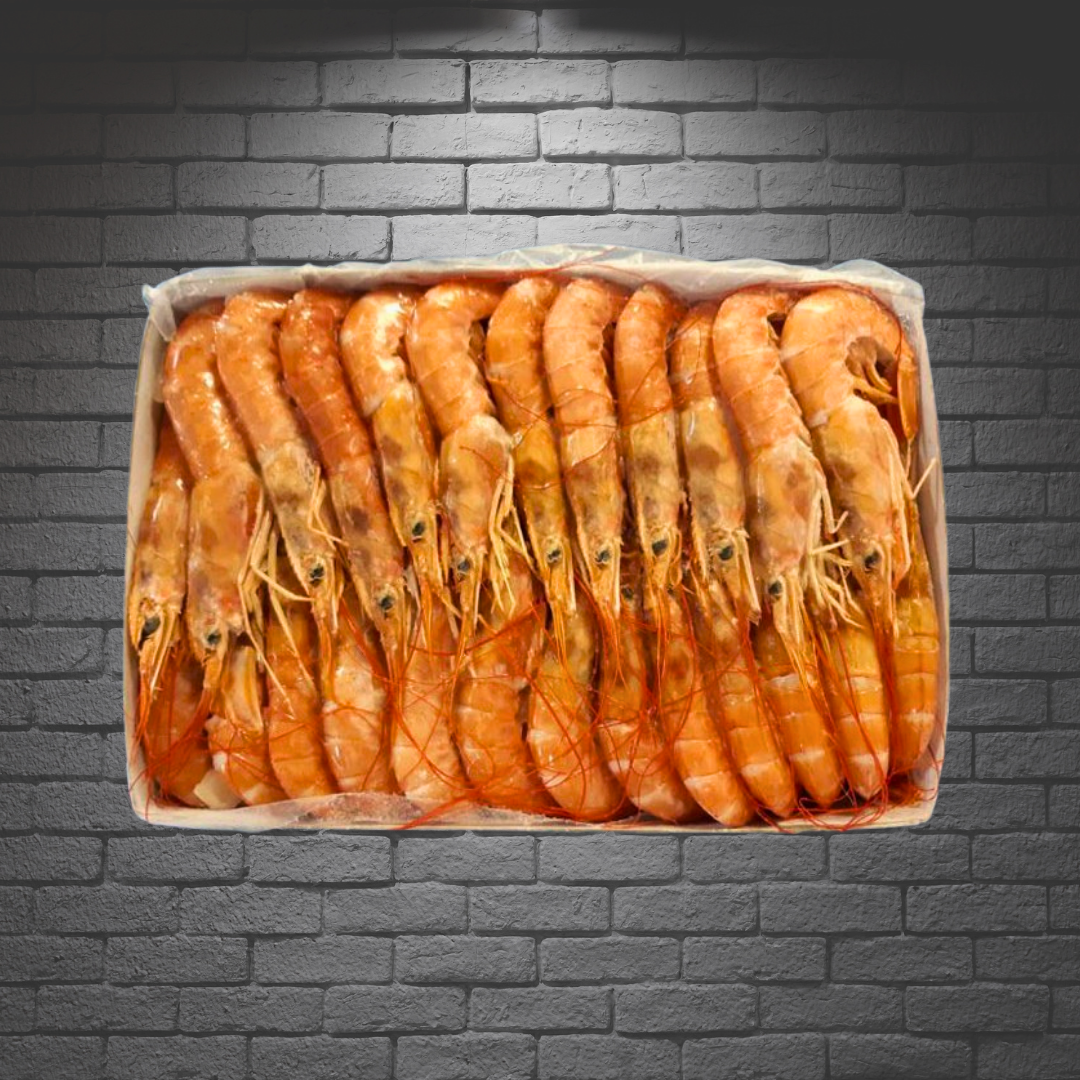 caja de langostinos de 2kg