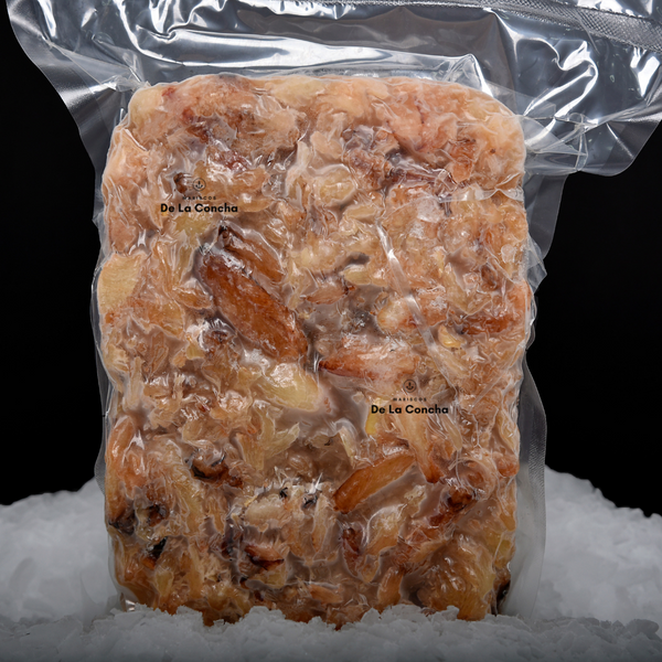 Carne de Jaiba Premium al vacío sobre una cama de hielo