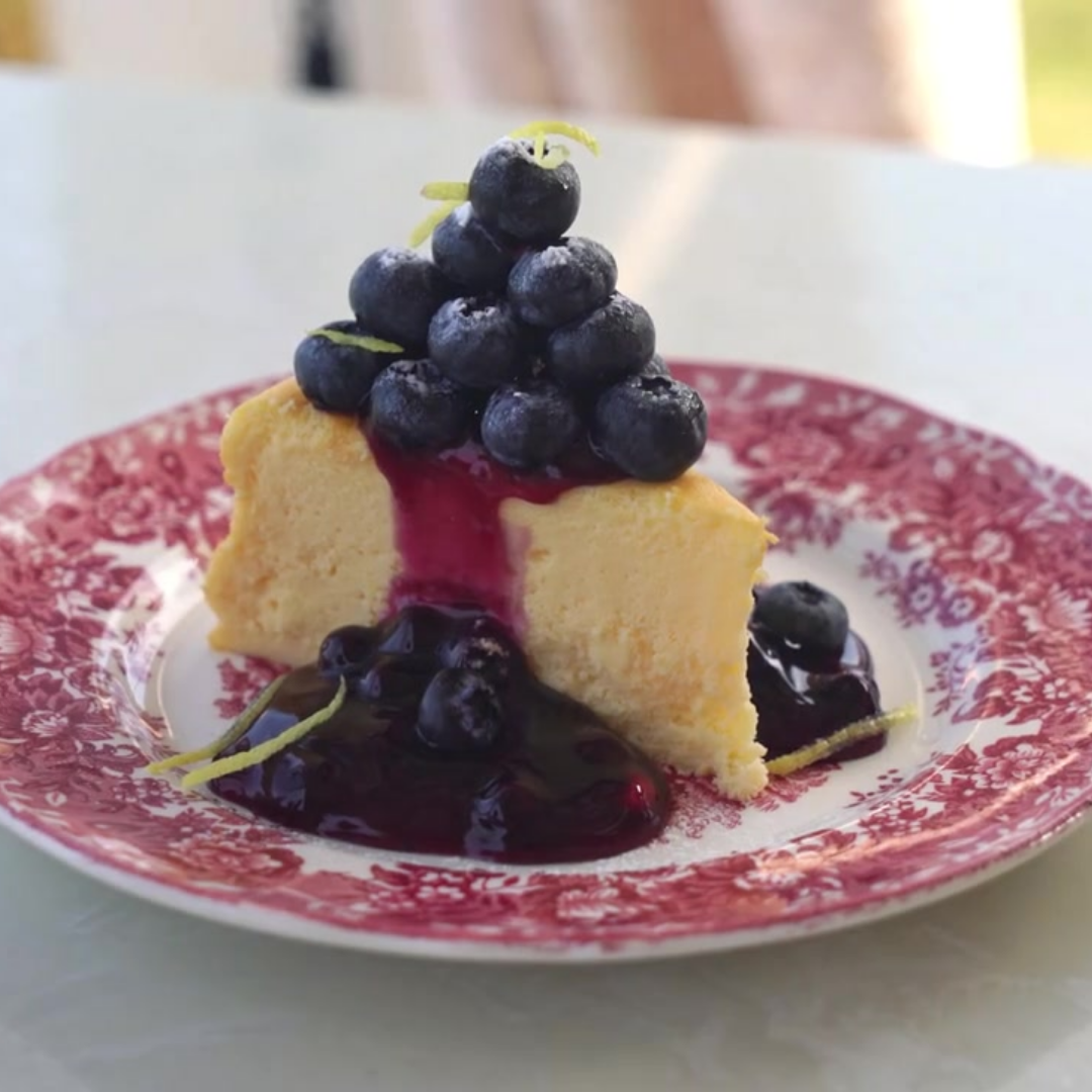 cheesecake de arandanos