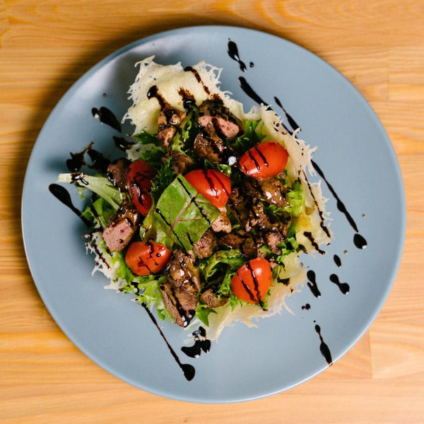 ensalada con aceto balsamico Antichi Colli