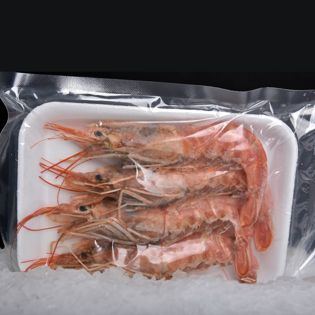 Langostinos patagonicos o argentinos congelados en bandeja de 250g