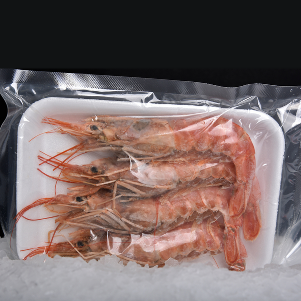 Langostinos patagonicos o argentinos congelados en bandeja de 250g