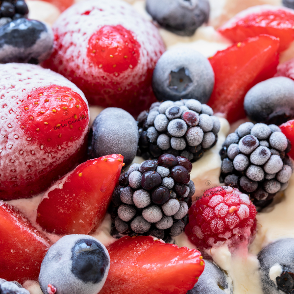 Mix de berries con mora, frambuesa, frutilla y arandano congelados