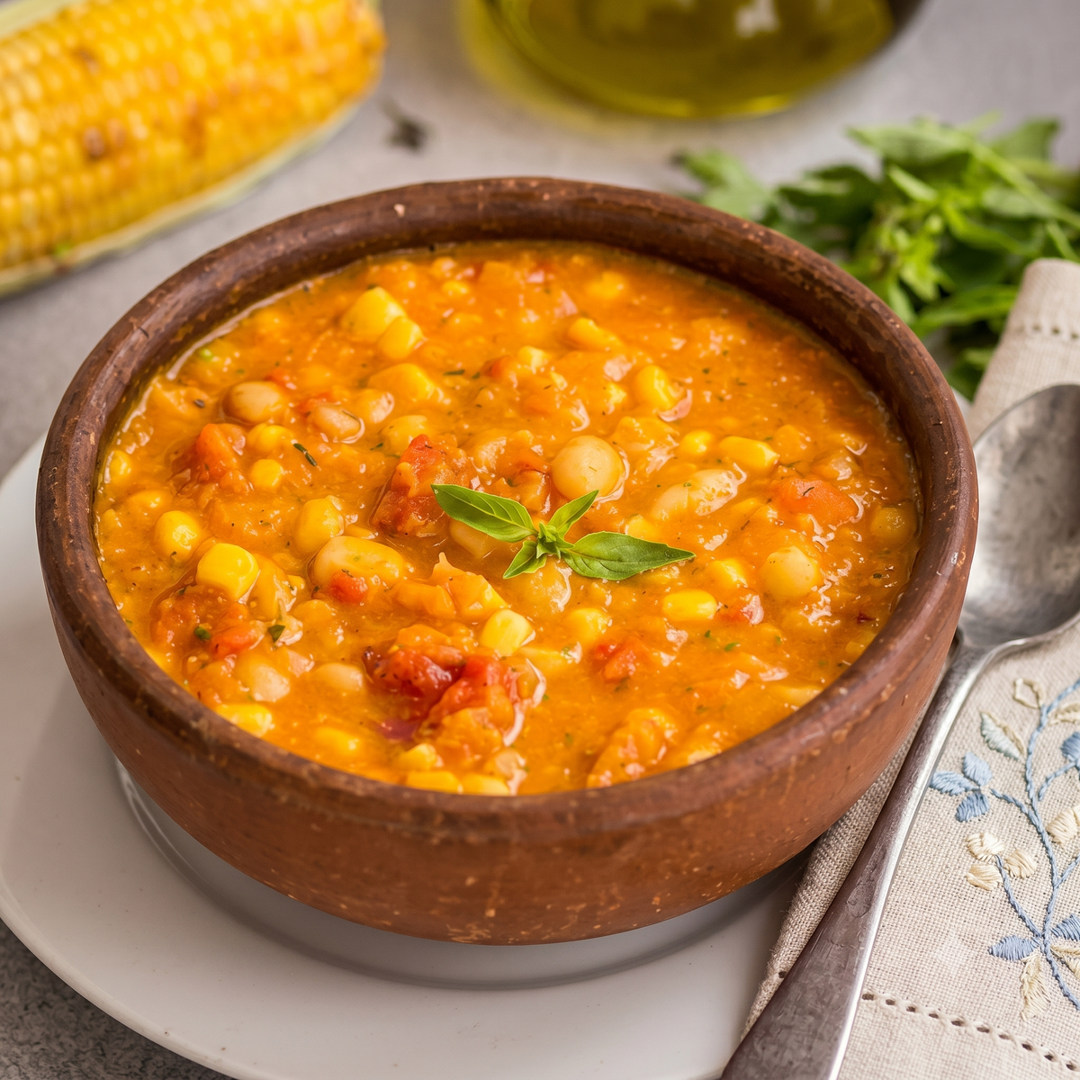 porotos granados con mix minuto verde