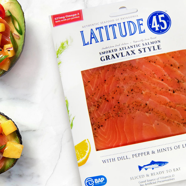 Salmon ahumado al frio marca Latitude 
