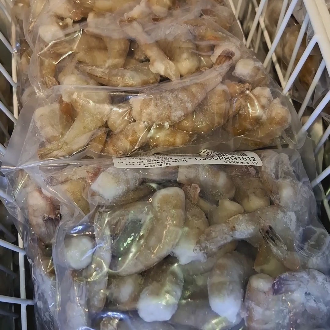 Camarones con cáscara