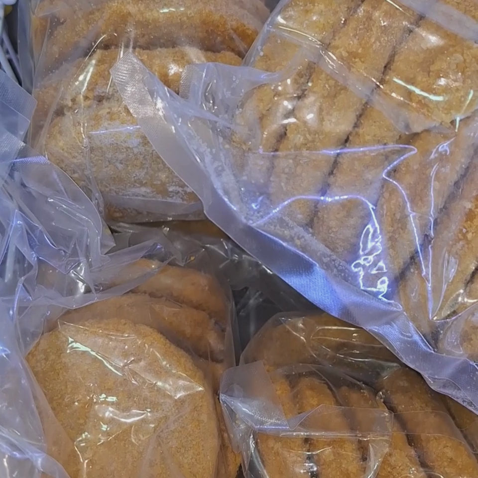 Croquetas de merluza apanada congeladas