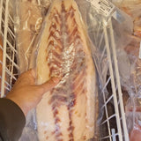 corvina fileteada sin piel