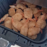 Camarones apanados con cola