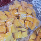 Mango en trozos o cubos congelado